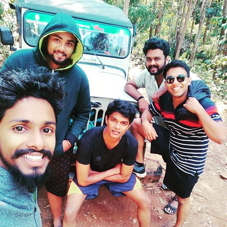 Jithin J Prasad and Friends at Munnar