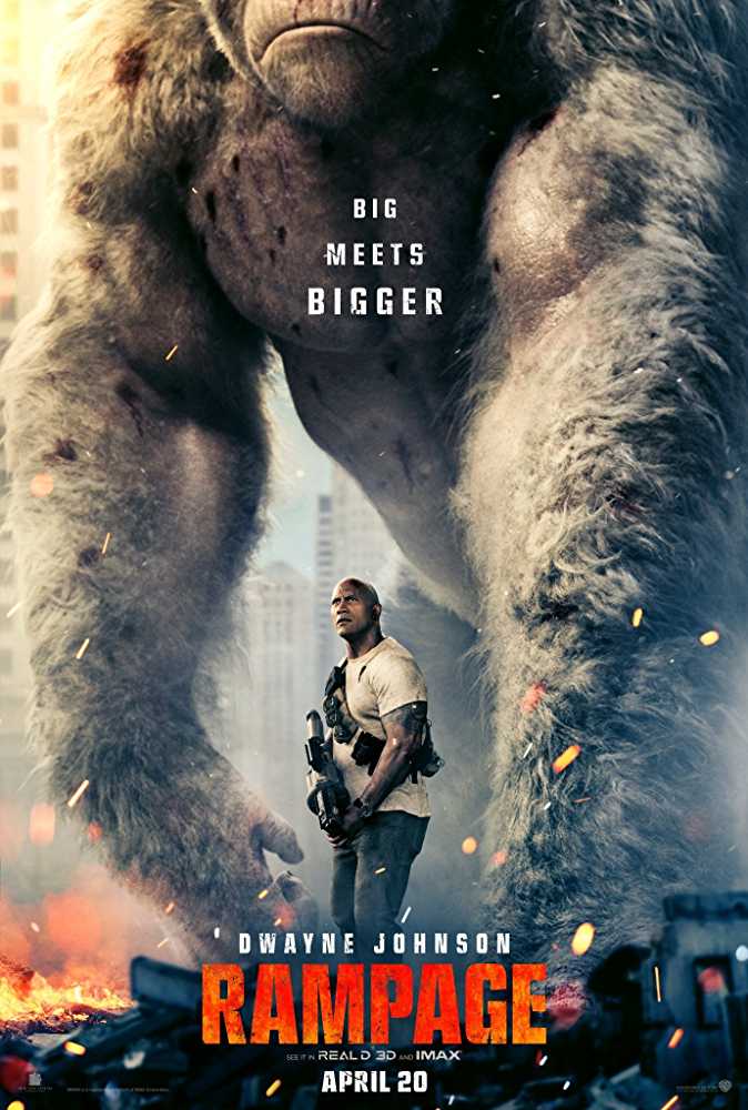 Rampage is related to Pacific Rim Uprising in Moster Genre