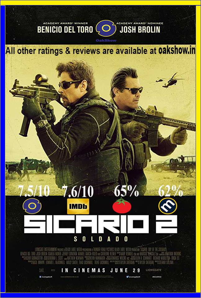 Sicario: Day of the Soldado every reviews and ratings