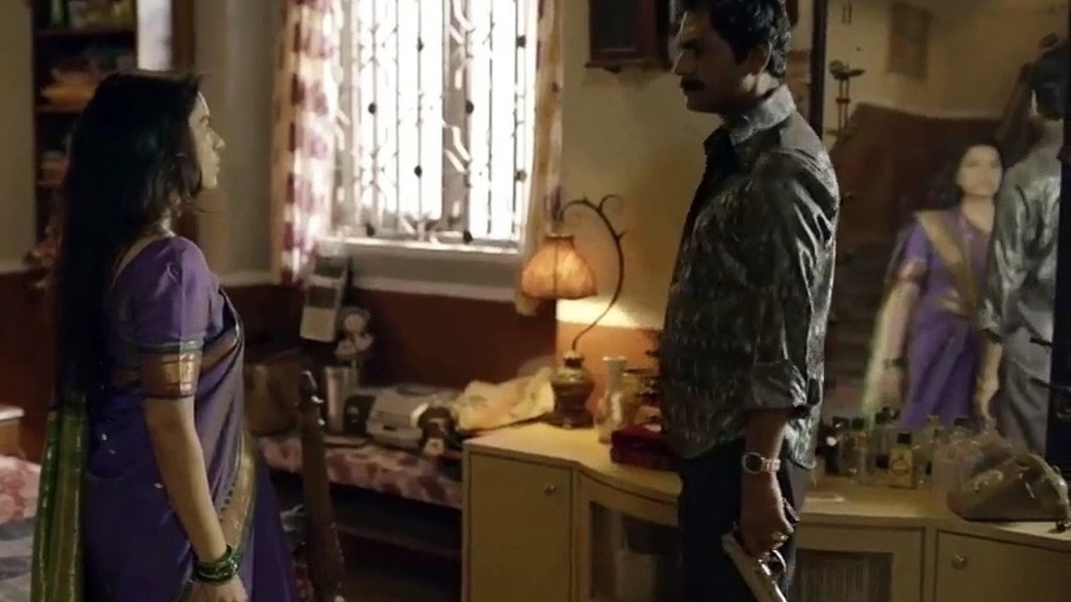 Sacred Games Nawazuddin Siddiqui and Rajshri Deshpande