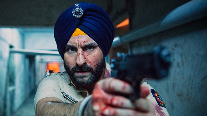 Sacred Games Saif Ali Khan as Inspector Sartaj Singh